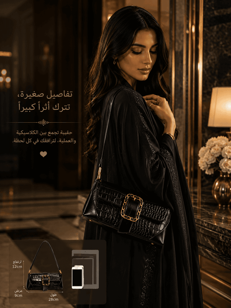 حقيبة تمساح أندر آرم الفاخرة