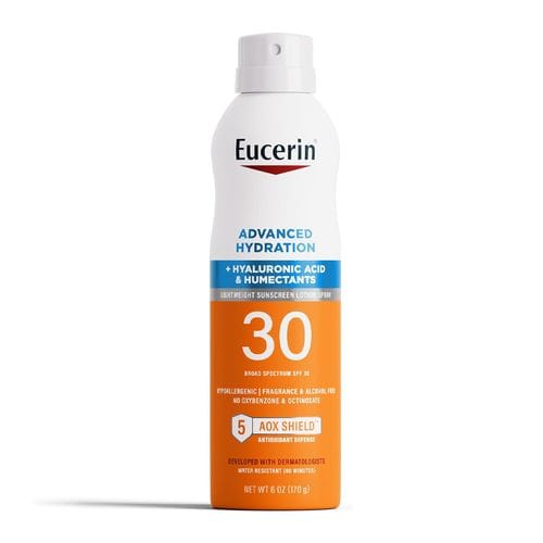 يوسرين – بخاخ واقي شمسي مرطب SPF30 بحمض الهيالورونيك (170 مل)