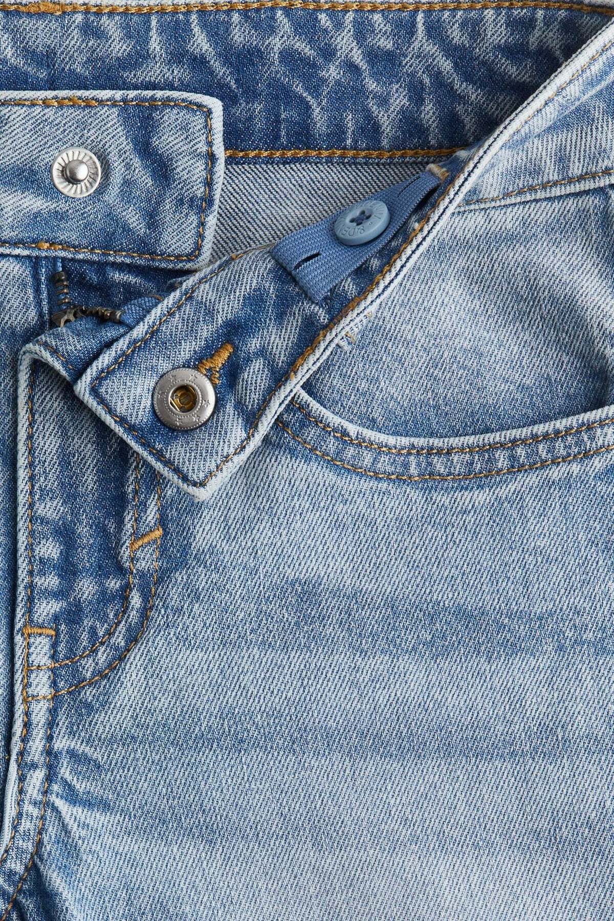 جينز أولادي أزرق قصة مريحة أرجل مستقيمة — H&M